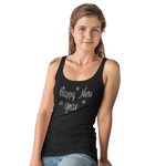 Happy New Year Crystal Rhinestone T-Shirt or Vest - Crystal Design 4 U