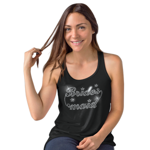 Bridesmaid Crystal Rhinestone T-Shirt or Vest - Crystal Design 4 U