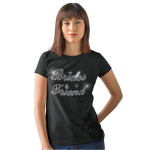 Brides Friend Crystal Rhinestone T-Shirt or Vest - Crystal Design 4 U