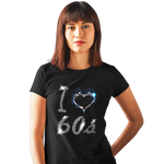 I Love 60s Sixties Crystal Rhinestone Design Ladies T-Shirts or Vests - Crystal Design 4 U
