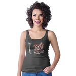 I Love Nineties 90s Music Crystal Rhinestone Design T-Shirts or Vests - Crystal Design 4 U