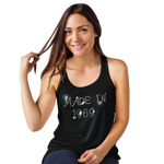 Made in 1969 (50th Birthday) Crystal Rhinestone Ladies T-Shirt or Vest - Crystal Design 4 U