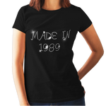 Made in 1989 (30th Birthday) Crystal Rhinestone Ladies T-Shirt or Vest - Crystal Design 4 U