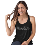 Bridesmaid Crystal Rhinestone Ladies T-Shirt or Vest - Crystal Design 4 U