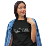Team Bride Crystal Rhinestone Ladies T-Shirt or Vest - Crystal Design 4 U
